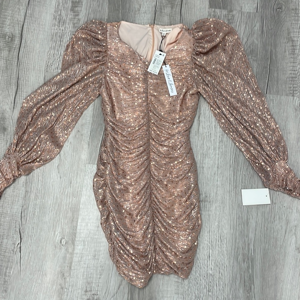 For Love and Lemons Pink La Villette Party Dress